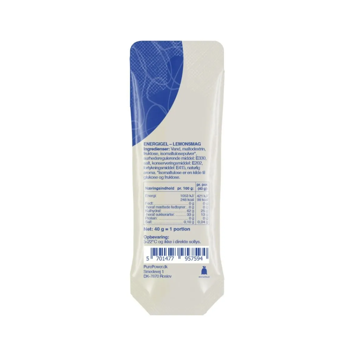 BACH Energy Gel Lemon 12X40g.