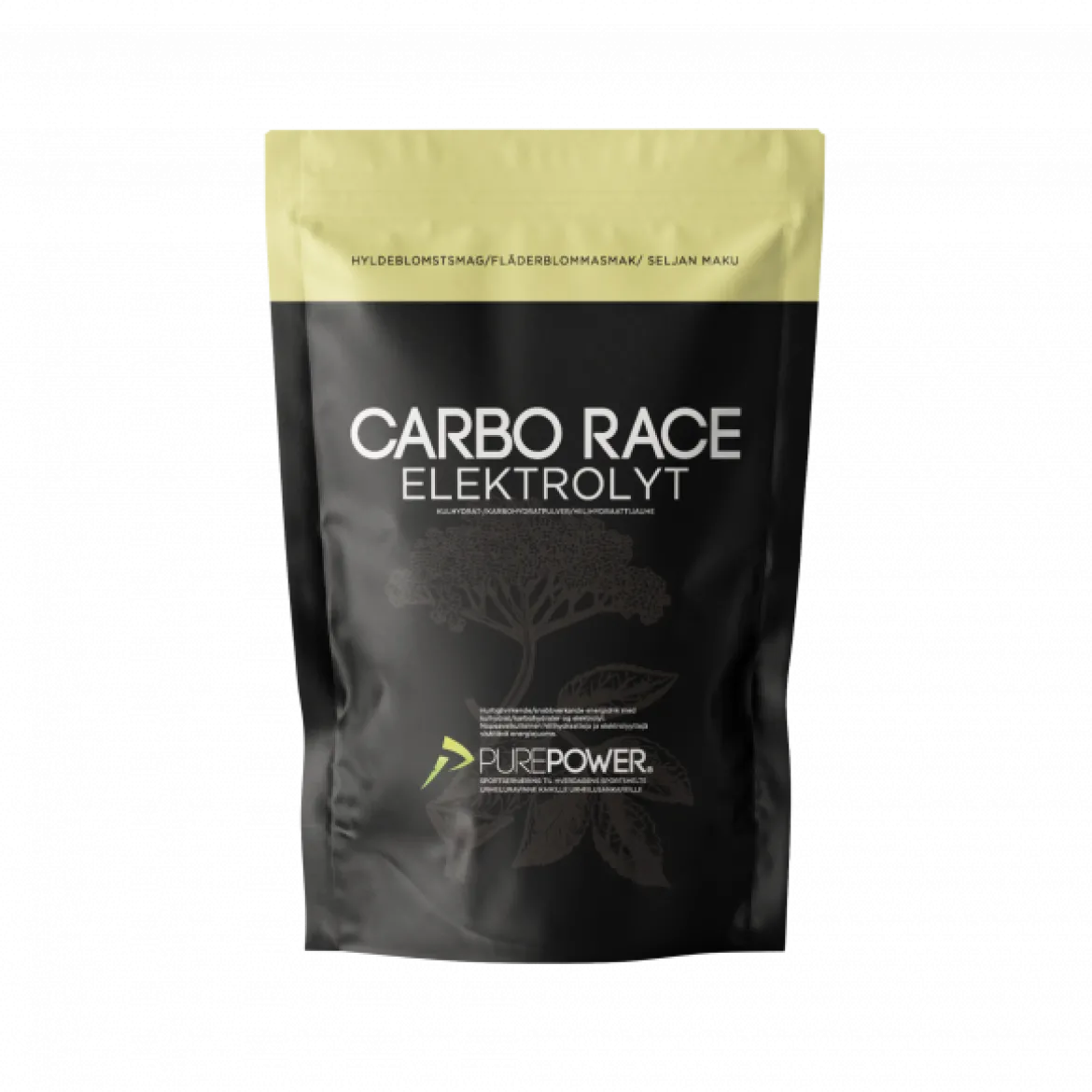 Carbo Race Elektrolyt 1 kg. Elderflower