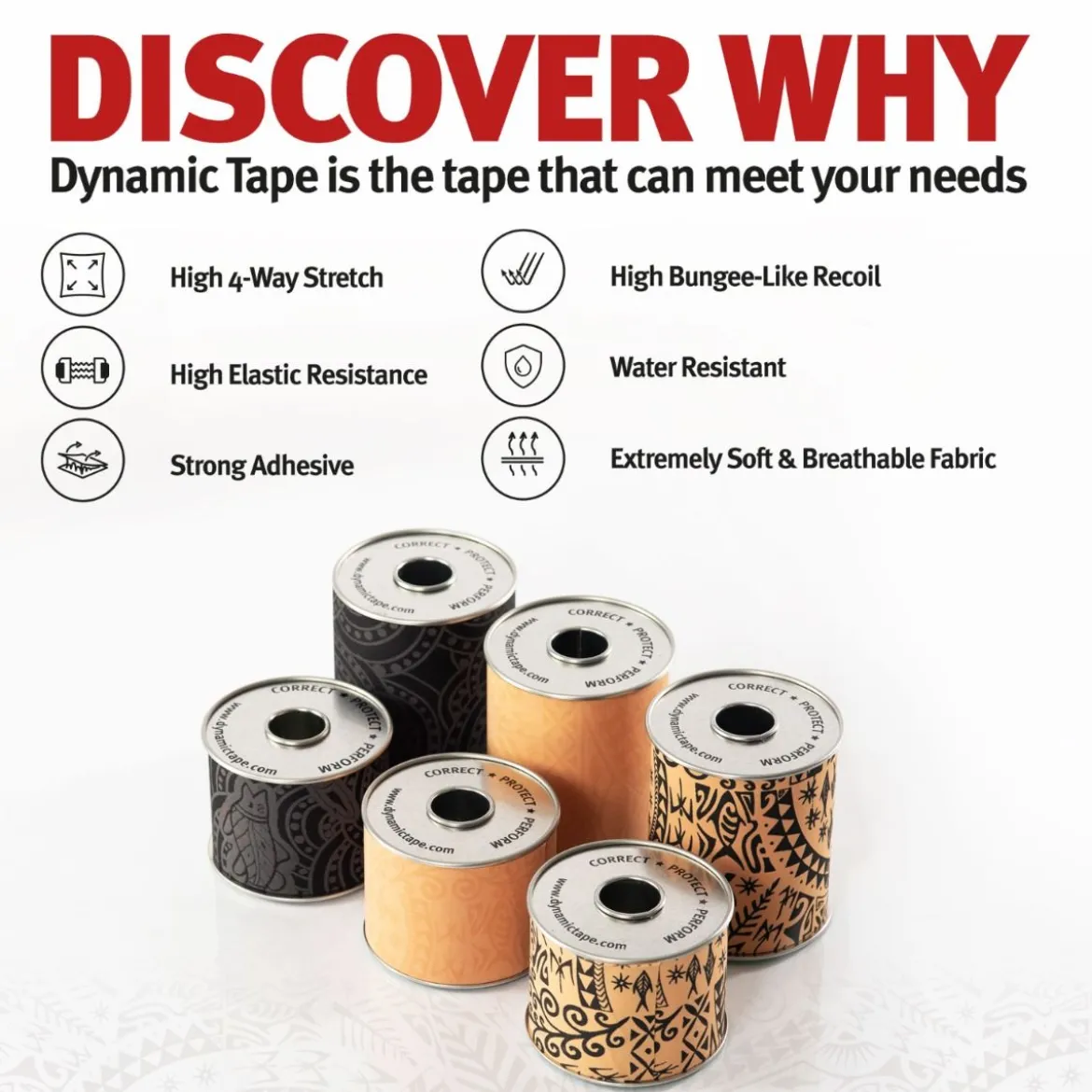 Dynamic Tape ECO 7.5cm x 5m