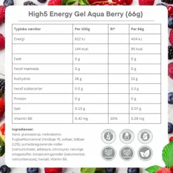 Energy Gel Aqua Berry - Box 20x66g