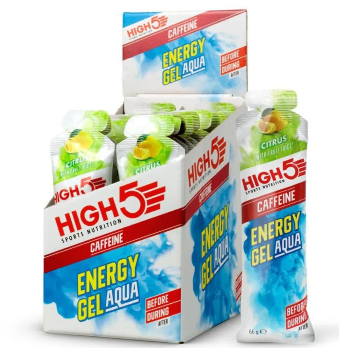 Energy Gel Aqua Caffeine Citrus - Box 20x66g
