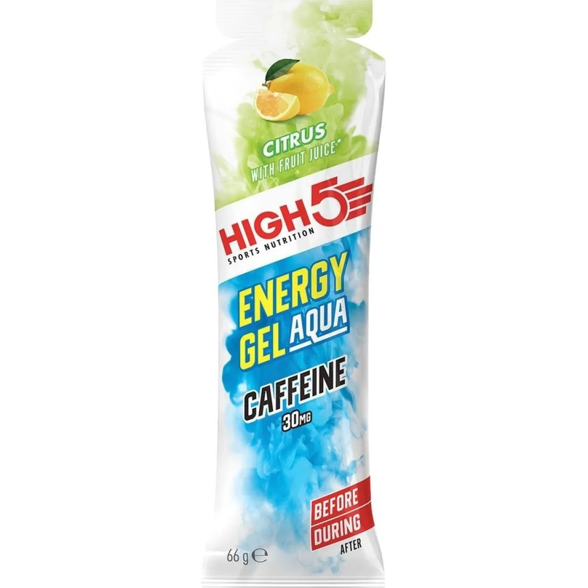 Energy Gel Aqua Caffeine Citrus 66g