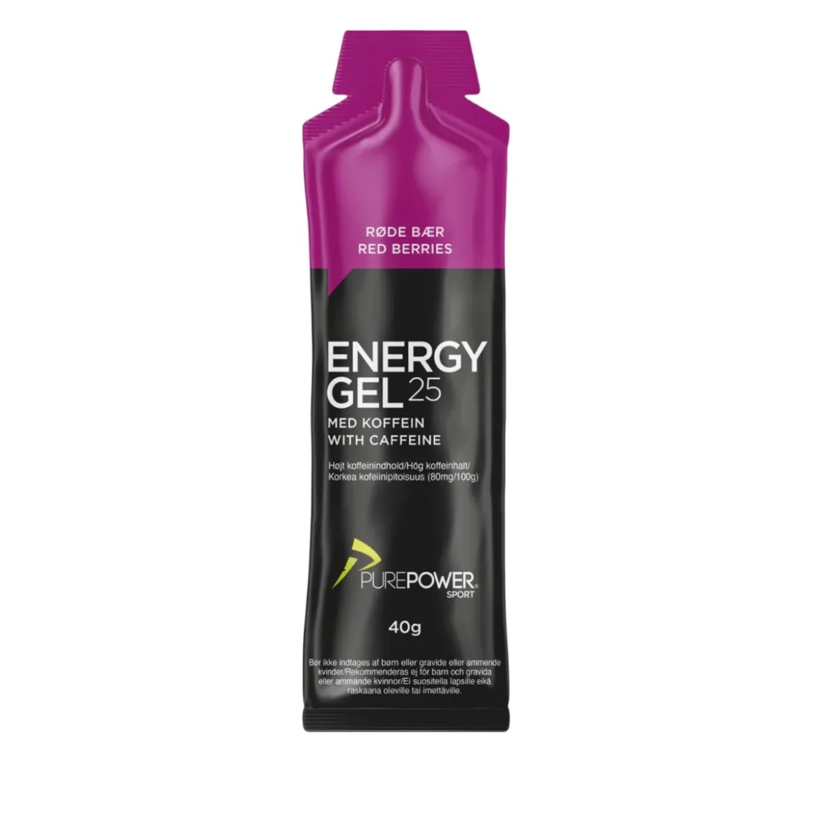 Energy Gel Caffeine 40 g. Red Berry