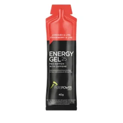 Energy Gel Caffeine 40 g. Strawberry/Lime