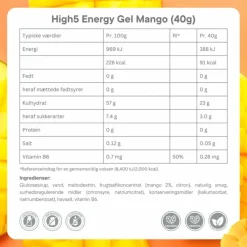Energy Gel Mango - Box 20x40g