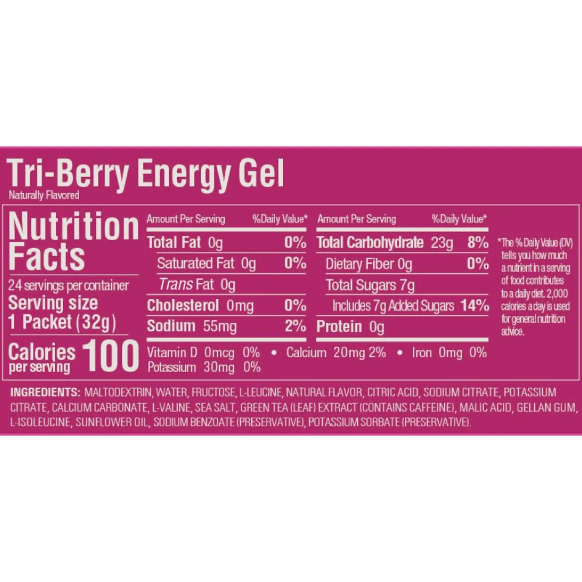 Gel Caffeine (Tri-Berry)