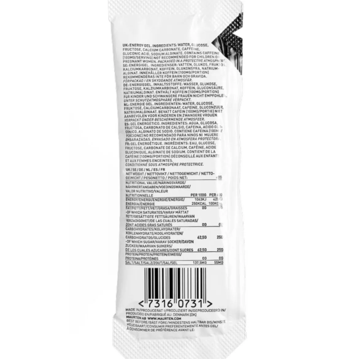 Gel 100 CAF 100 - 12 Servings