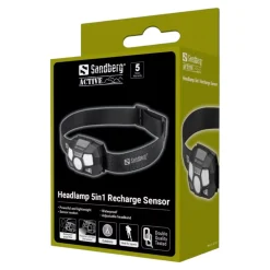 Headlamp 5in1 Recharge Sensor