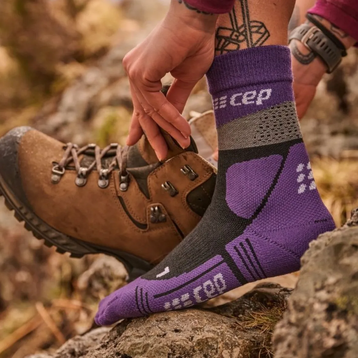 Max Cushion Hiking Socks Mid-Cut
