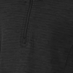Pineapple Melange Half Zip Waffle Midlayer