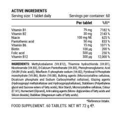 Ultra B Active Peak Performance 60ct Bottle