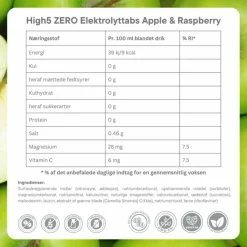 Zero Apple/Rasberry - Box 8x20 Tabs