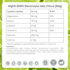 Zero Citrus - Box 8x20 Tabs